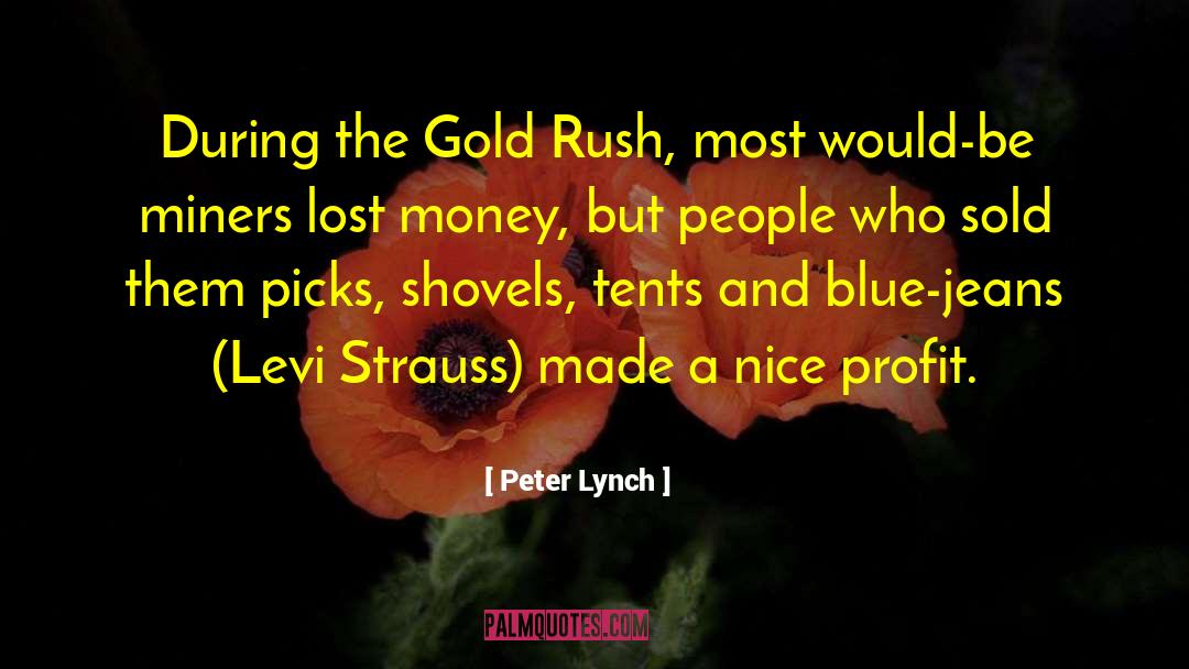 Blue Jeans quotes by Peter Lynch
