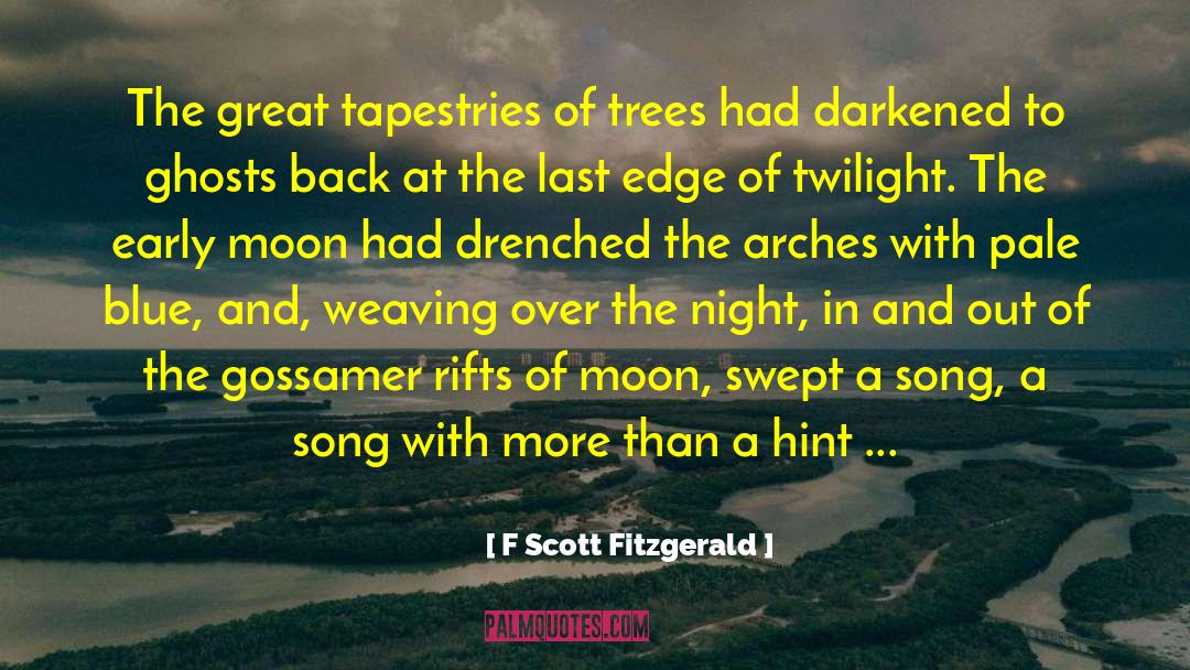 Blue Lily quotes by F Scott Fitzgerald