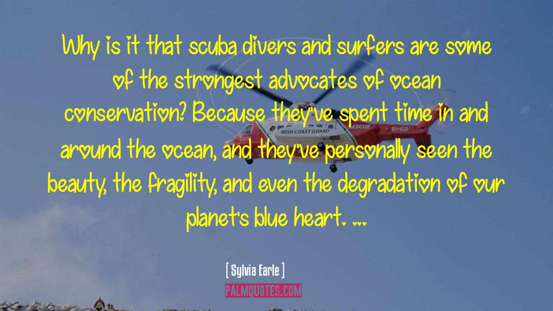 Blue Ocean quotes by Sylvia Earle