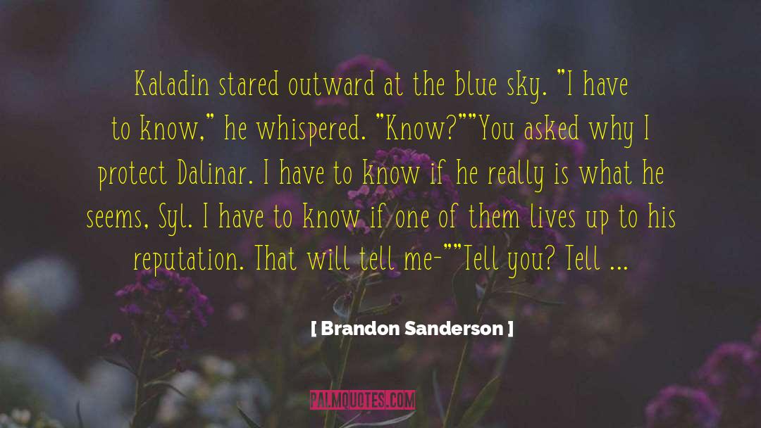 Blue Prints quotes by Brandon Sanderson
