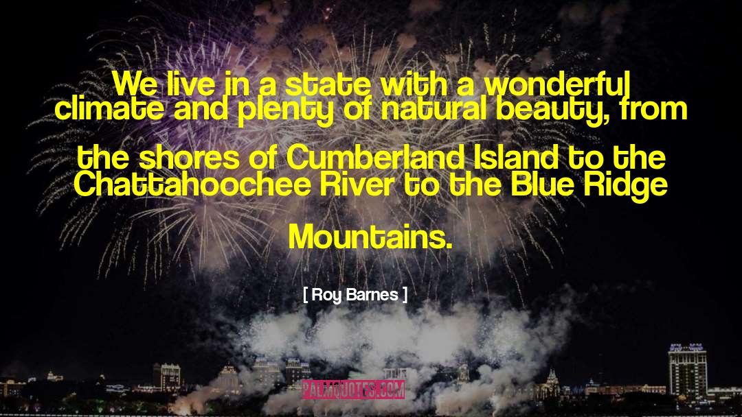 Blue Ridge Mountains quotes by Roy Barnes