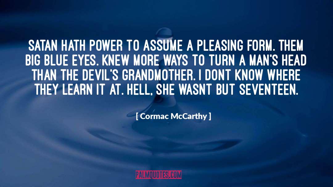 Blue Sargent quotes by Cormac McCarthy