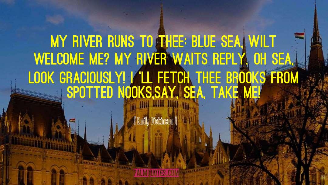 Blue Sea quotes by Emily Dickinson