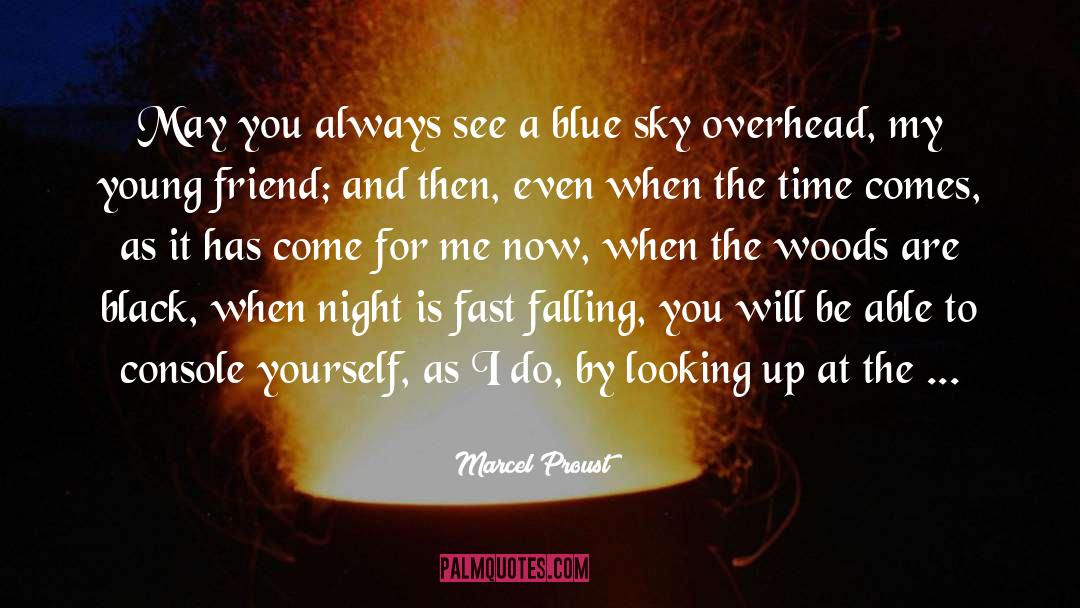 Blue Sky quotes by Marcel Proust