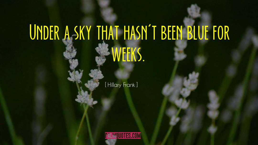 Blue Sky quotes by Hillary Frank