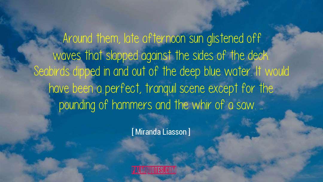 Blue Water quotes by Miranda Liasson