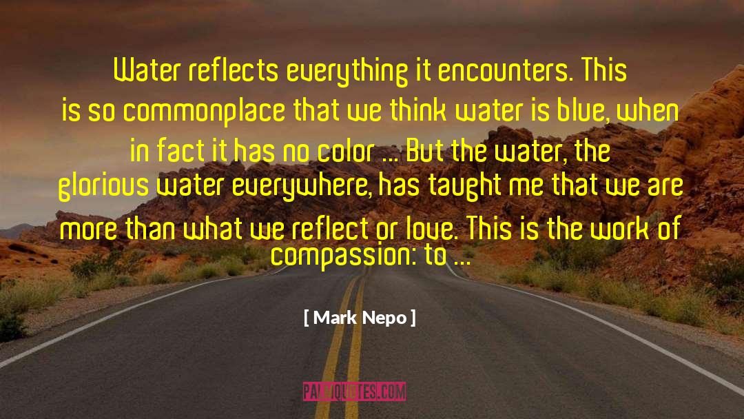 Blue Water quotes by Mark Nepo