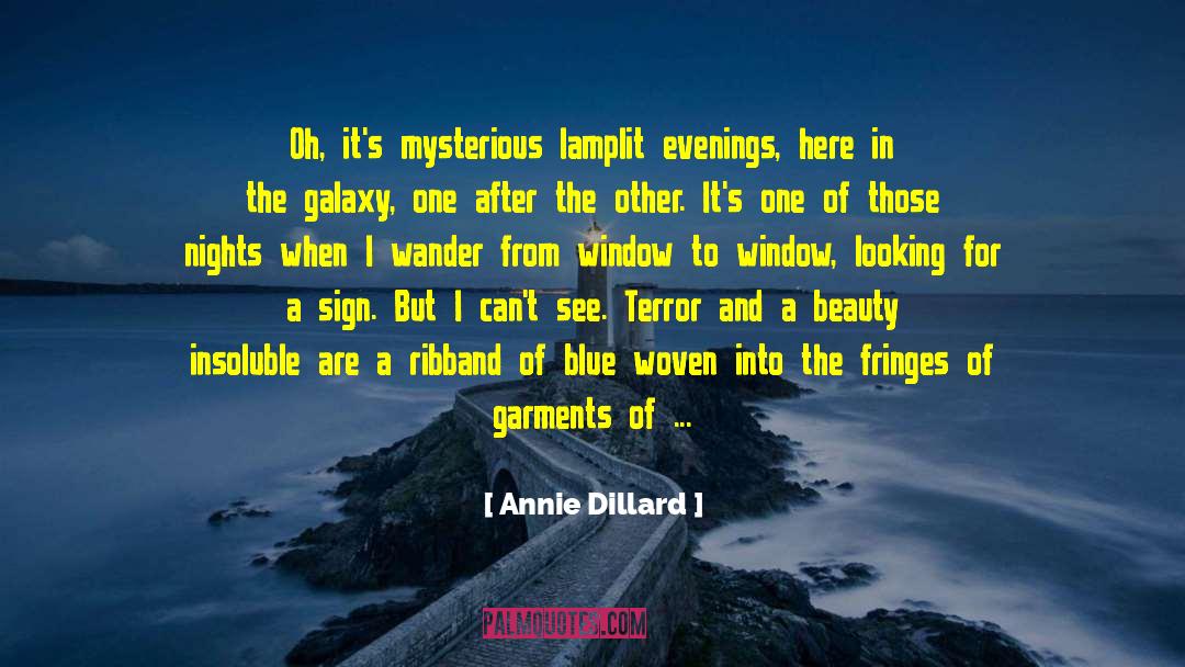 Blue Willow quotes by Annie Dillard