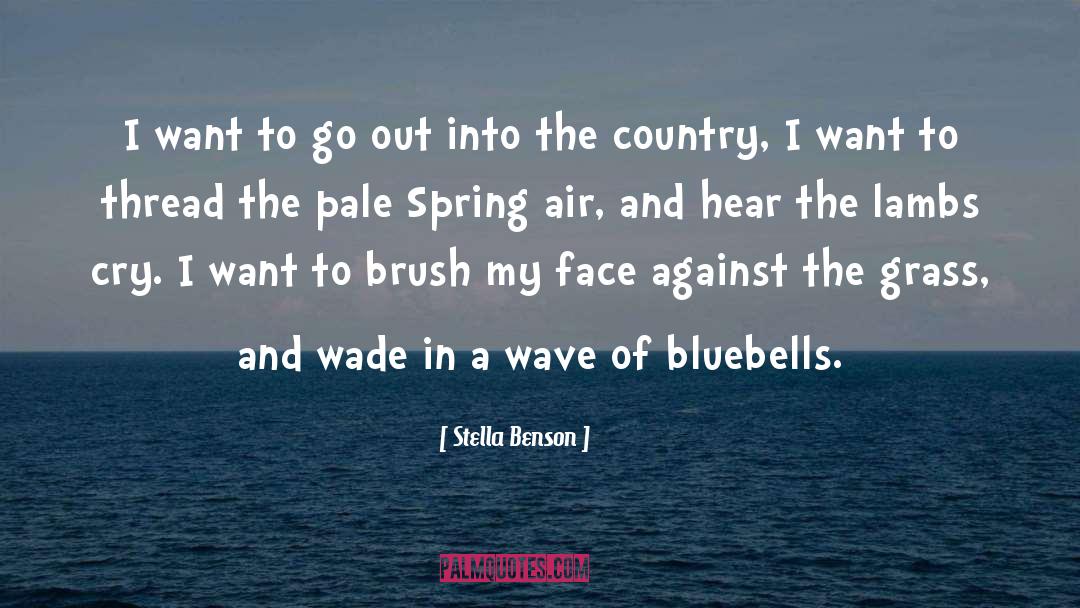 Bluebells quotes by Stella Benson