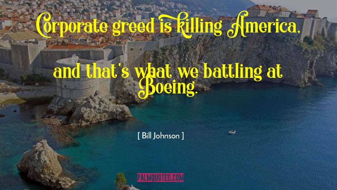Bluebills Boeing quotes by Bill Johnson