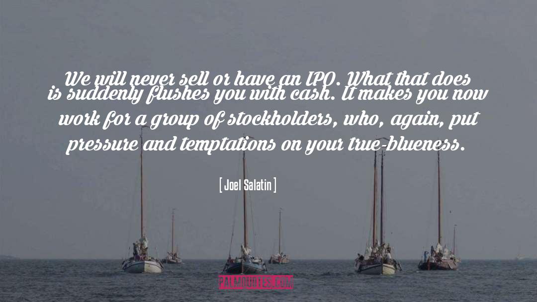 Blueness quotes by Joel Salatin