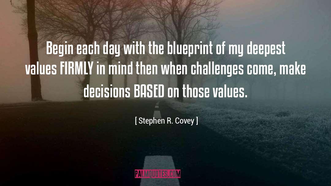 Blueprint quotes by Stephen R. Covey