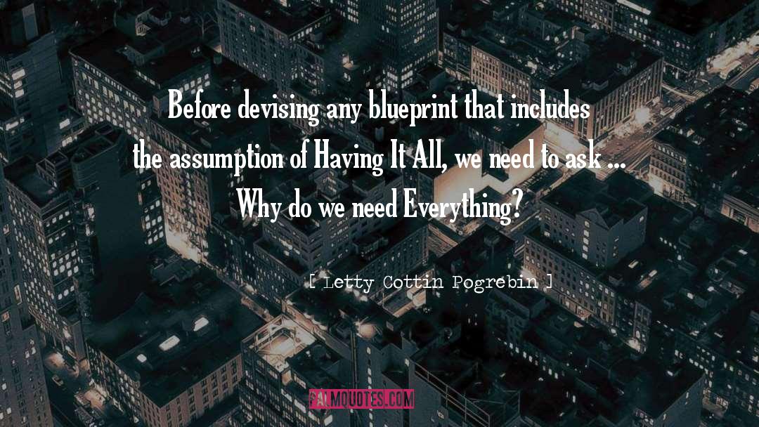 Blueprints quotes by Letty Cottin Pogrebin