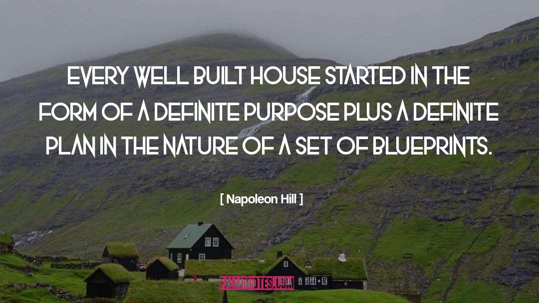 Blueprints quotes by Napoleon Hill