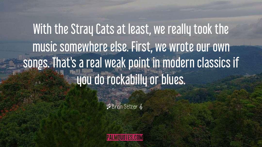 Blues Music quotes by Brian Setzer