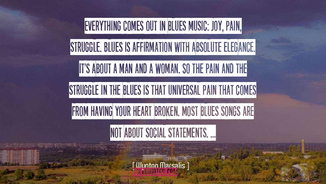 Blues Music quotes by Wynton Marsalis