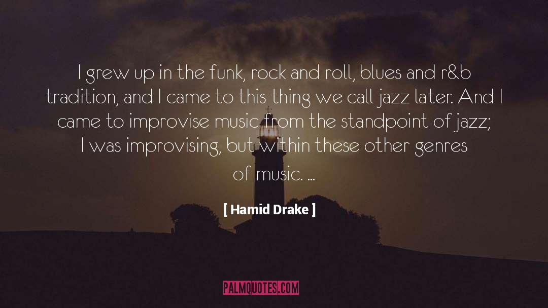 Blues quotes by Hamid Drake