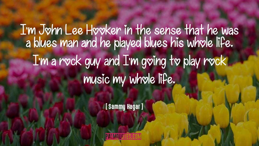 Blues quotes by Sammy Hagar