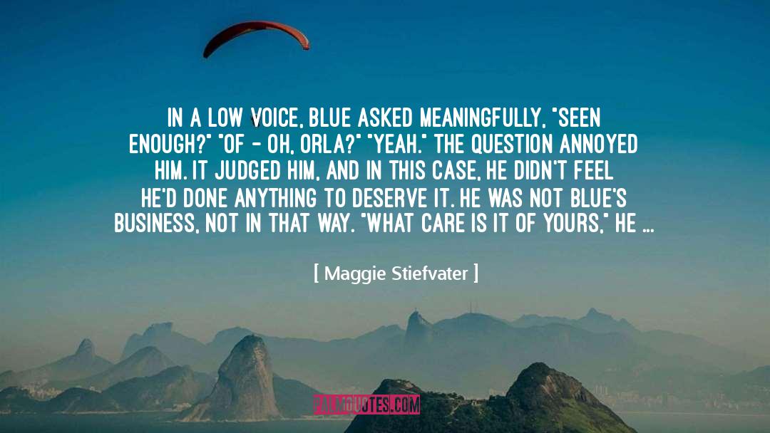 Blues quotes by Maggie Stiefvater