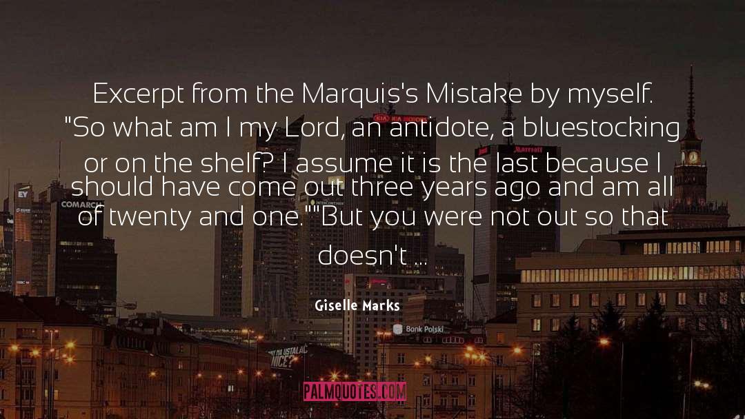 Bluestocking quotes by Giselle Marks