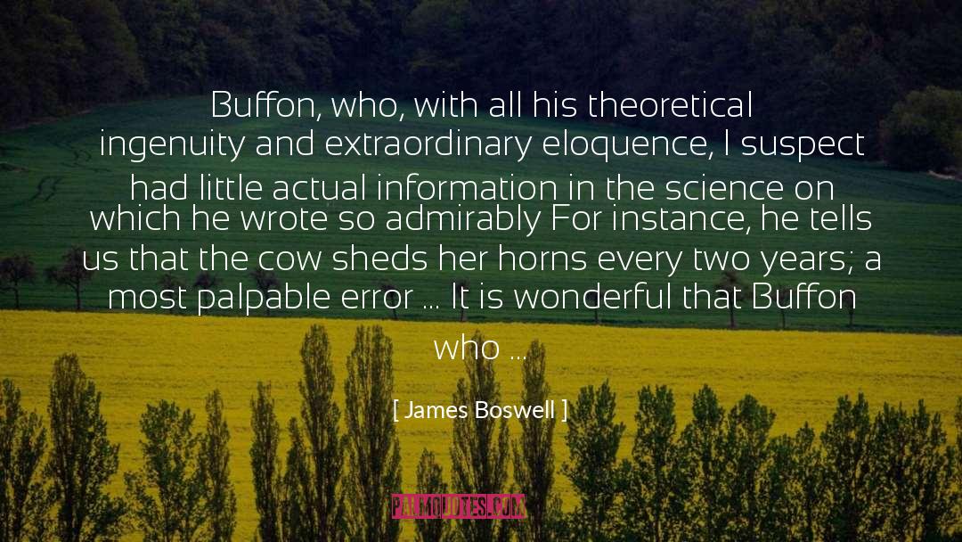 Blunder quotes by James Boswell