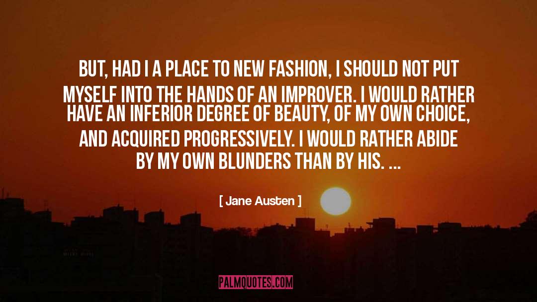 Blunders quotes by Jane Austen