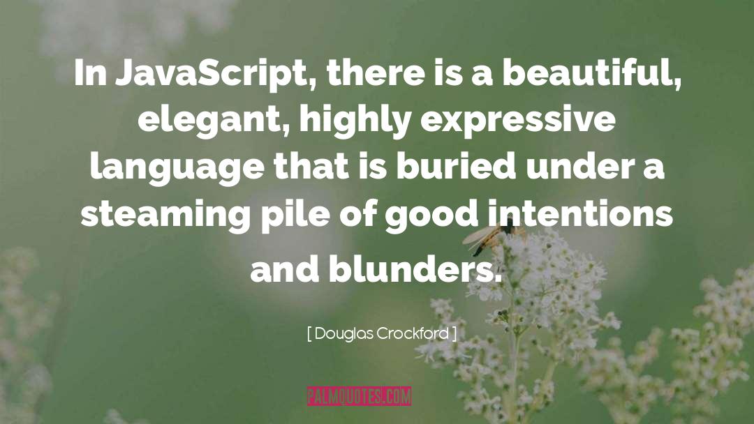 Blunders quotes by Douglas Crockford