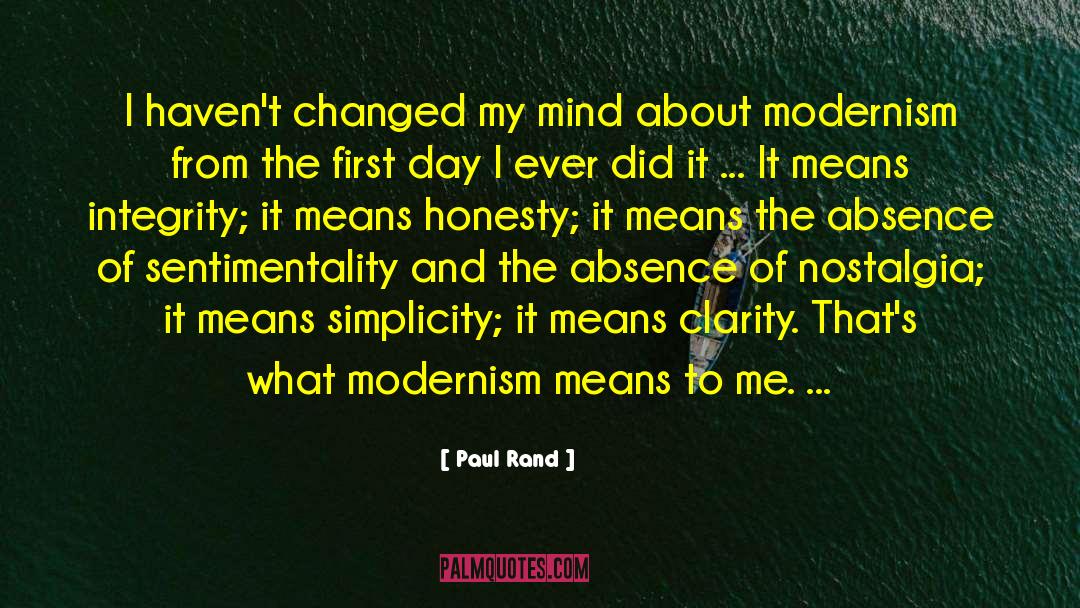 Blunt Honesty quotes by Paul Rand