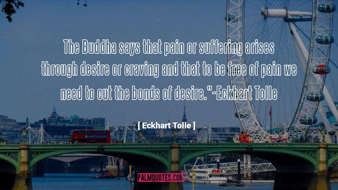 Blunt Pain quotes by Eckhart Tolle