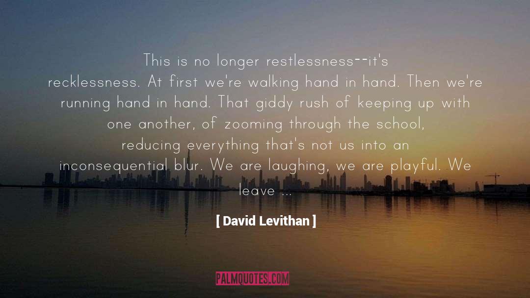 Blur quotes by David Levithan