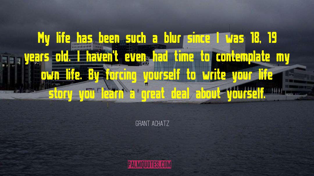 Blur quotes by Grant Achatz