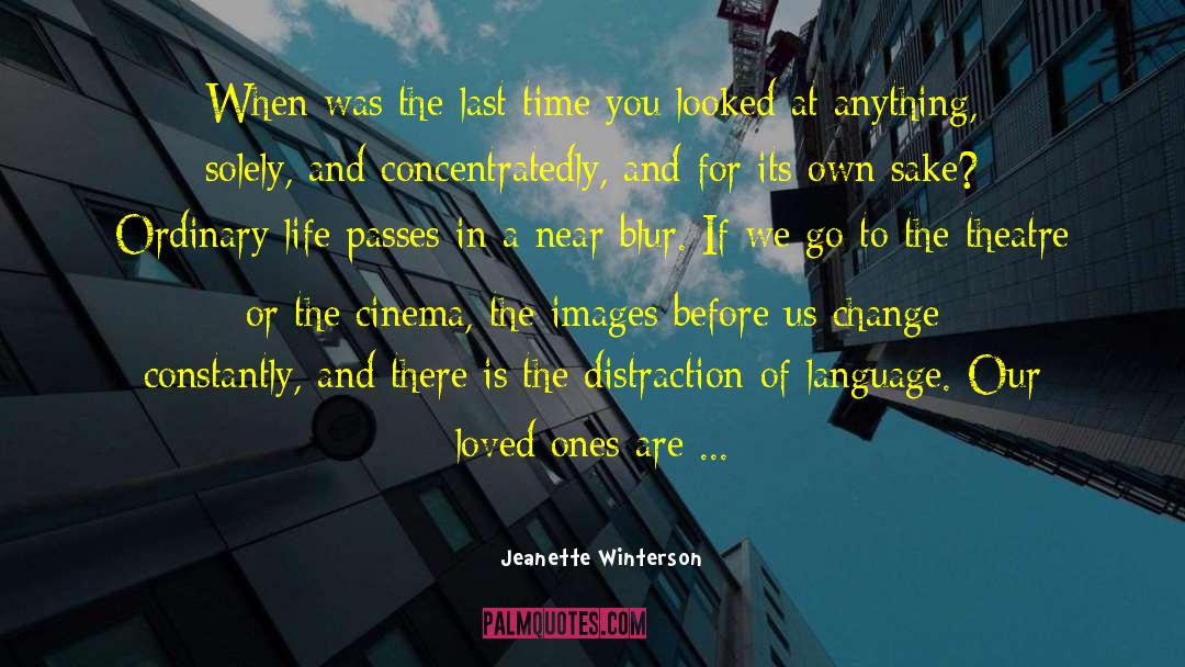 Blur quotes by Jeanette Winterson