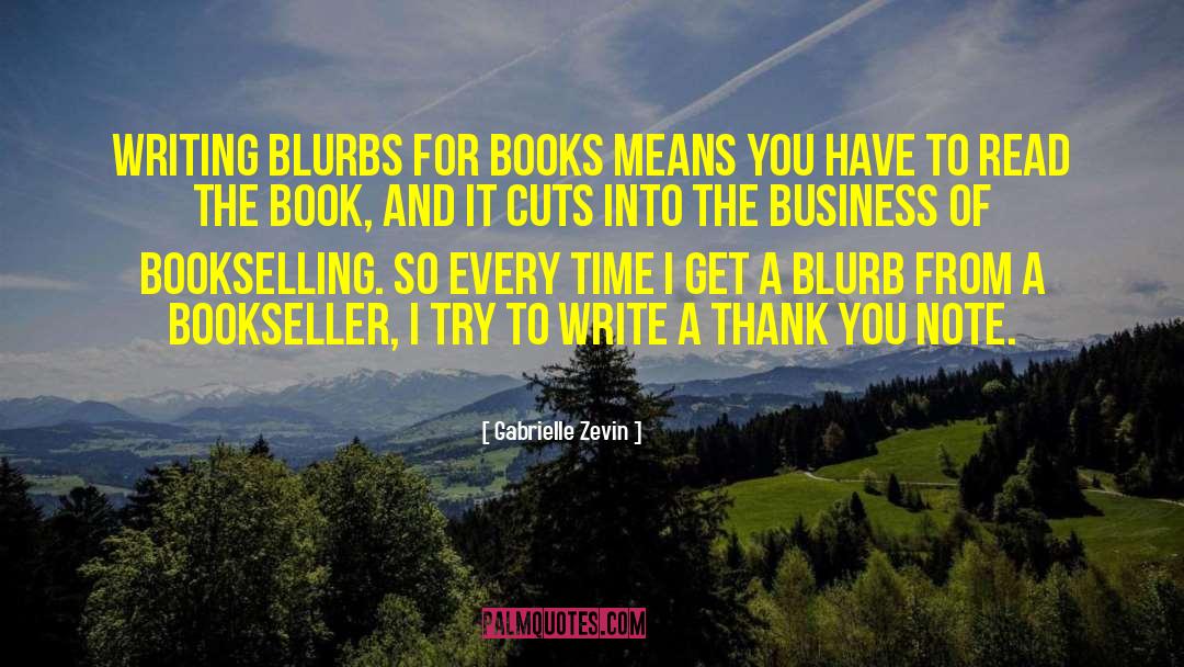Blurbs quotes by Gabrielle Zevin