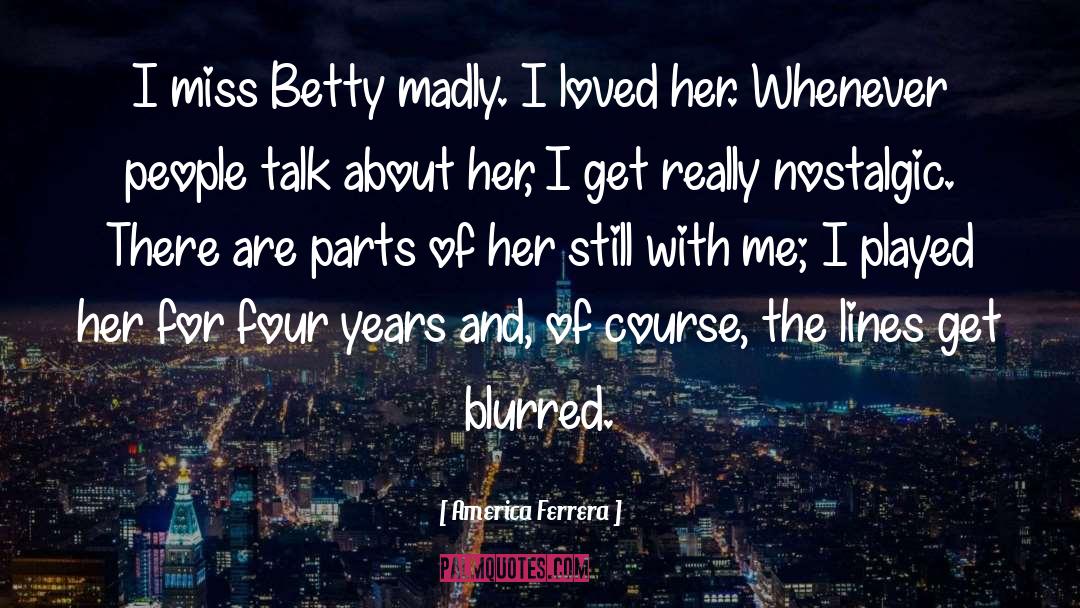 Blurred quotes by America Ferrera