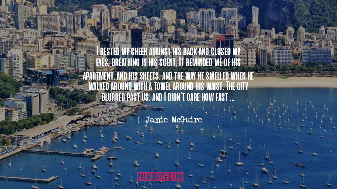 Blurred quotes by Jamie McGuire