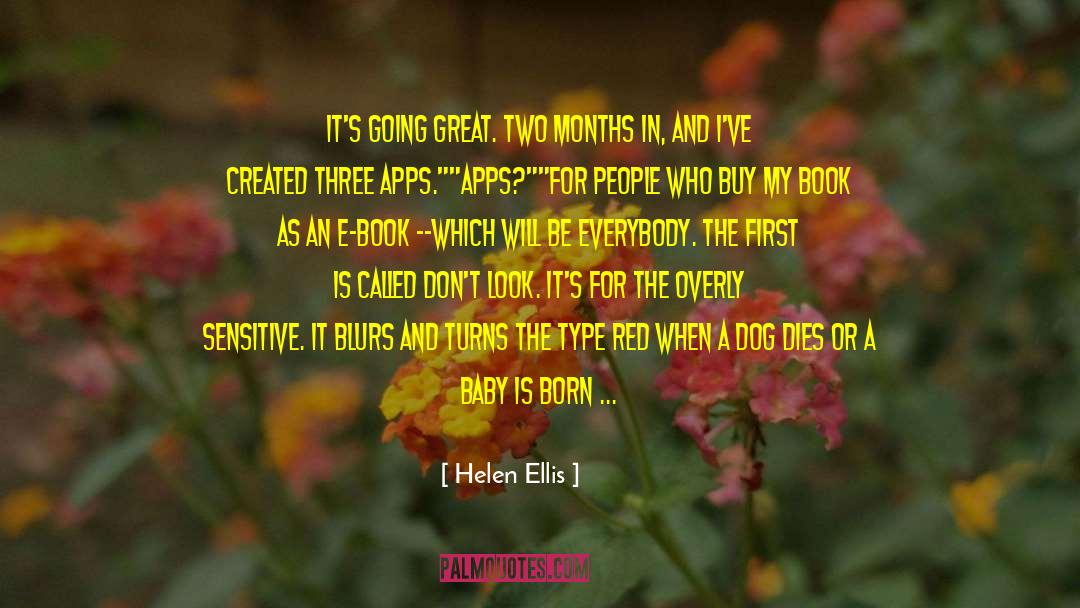 Blurs quotes by Helen Ellis
