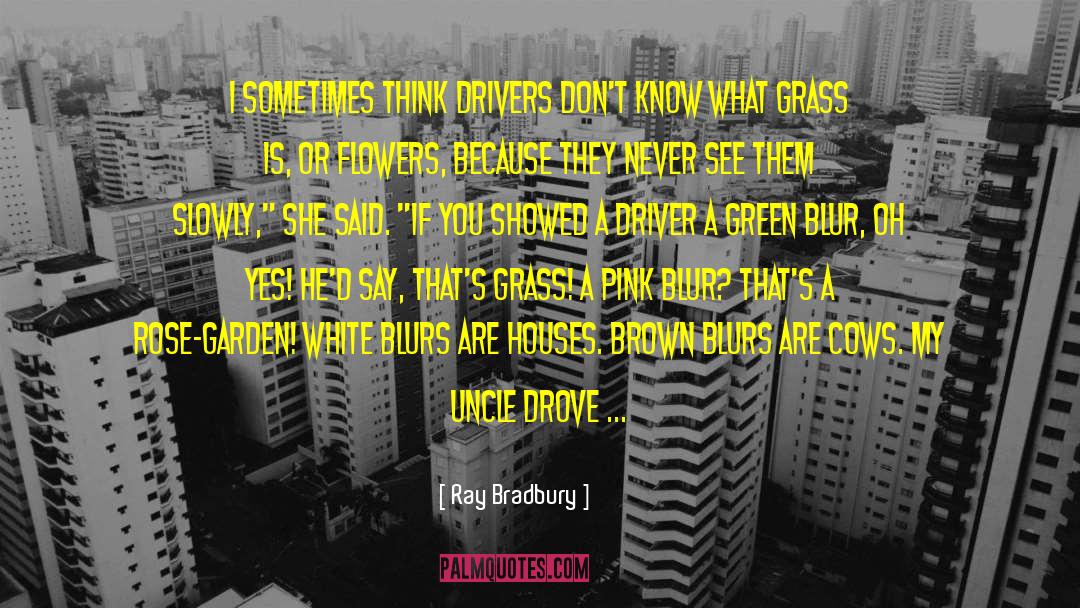 Blurs quotes by Ray Bradbury