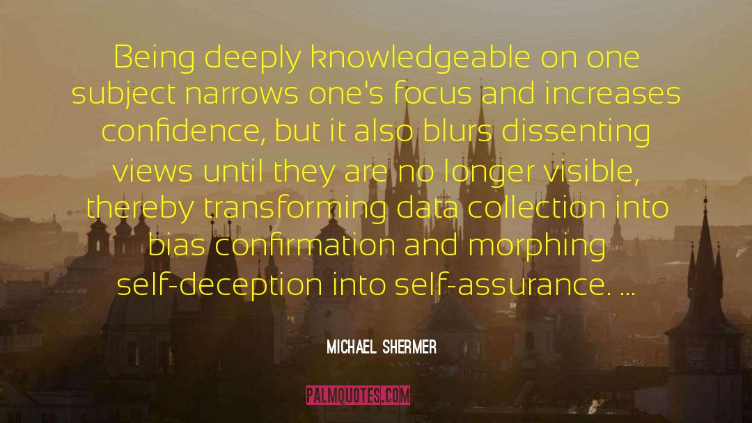 Blurs quotes by Michael Shermer