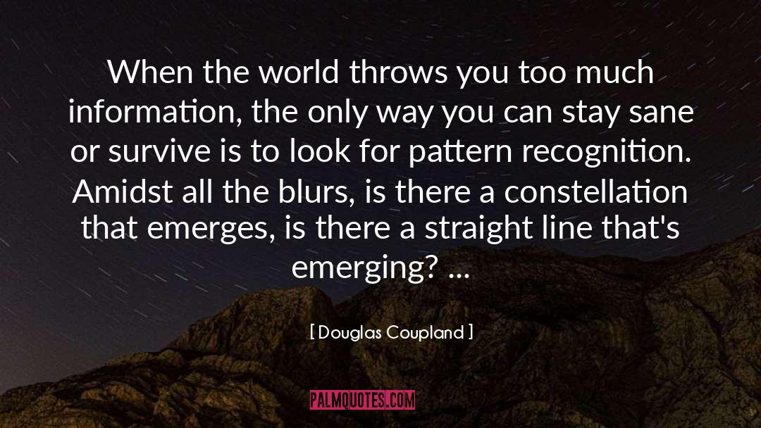 Blurs quotes by Douglas Coupland