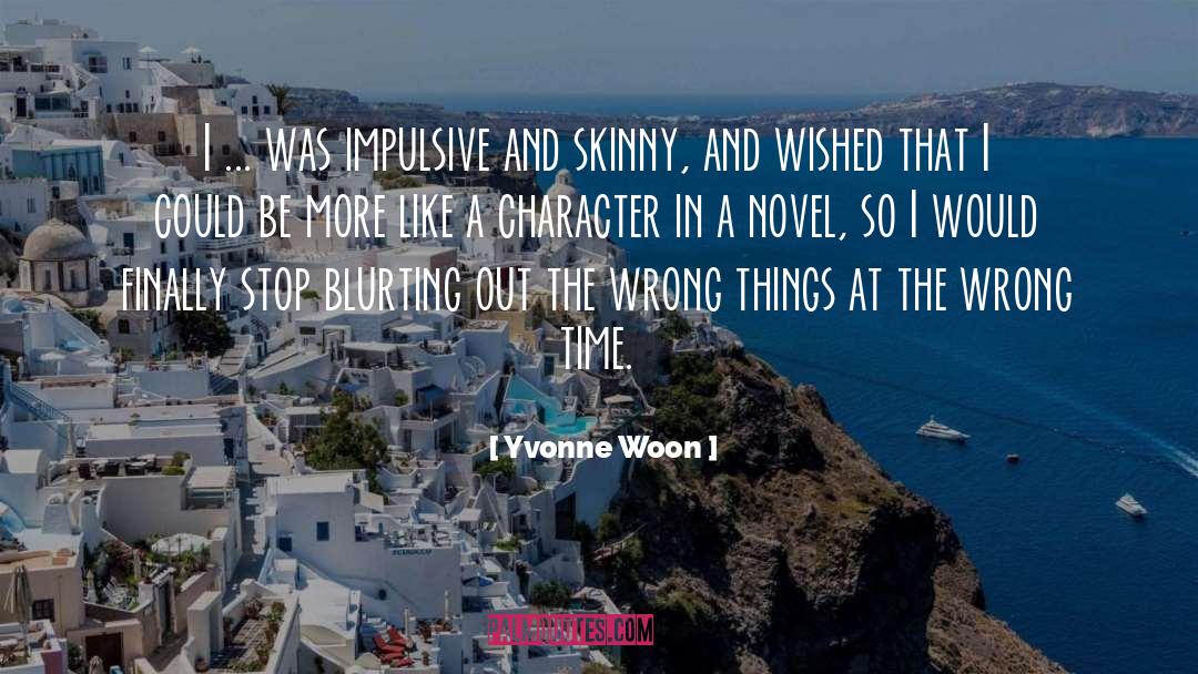Blurting quotes by Yvonne Woon