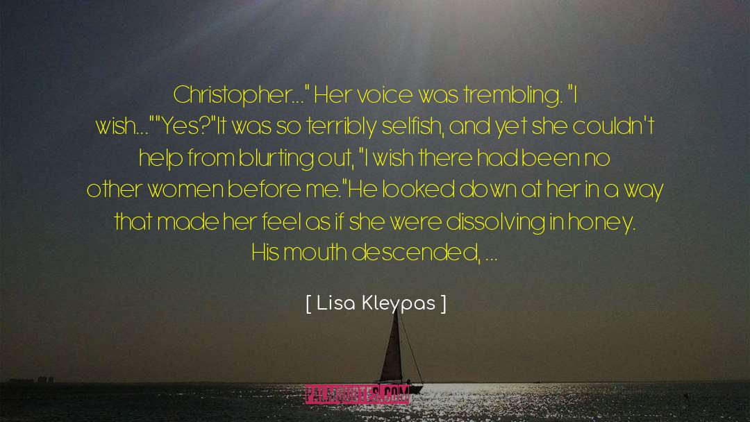 Blurting quotes by Lisa Kleypas