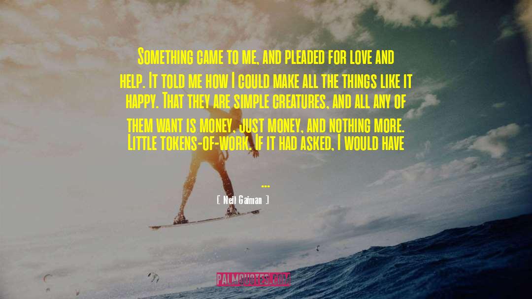 Blush Love quotes by Neil Gaiman