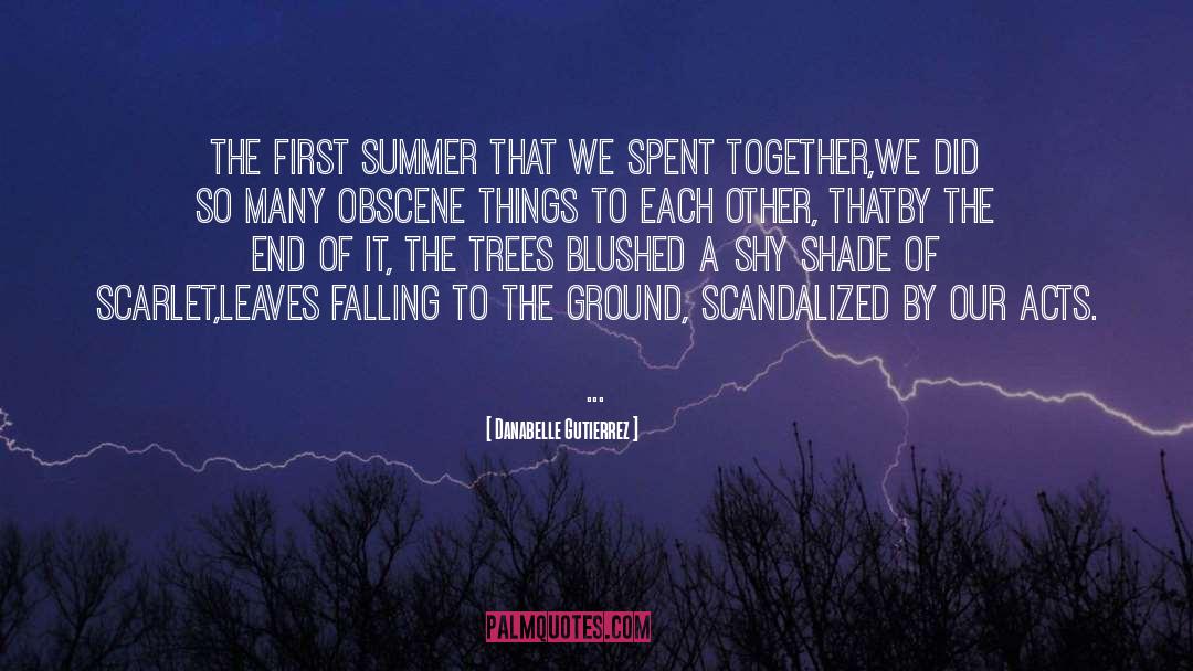 Blushed quotes by Danabelle Gutierrez