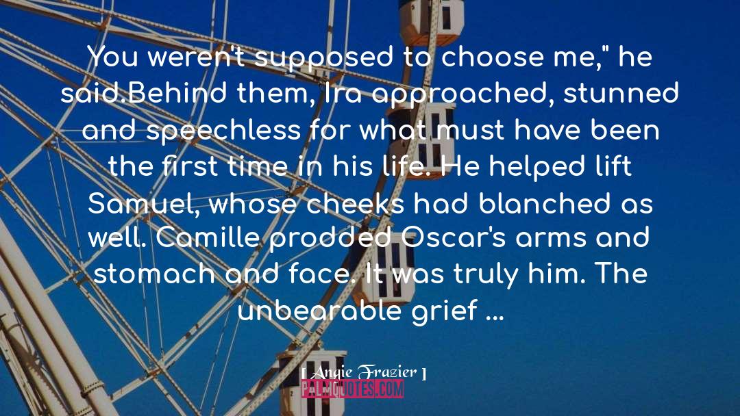 Blushed quotes by Angie Frazier