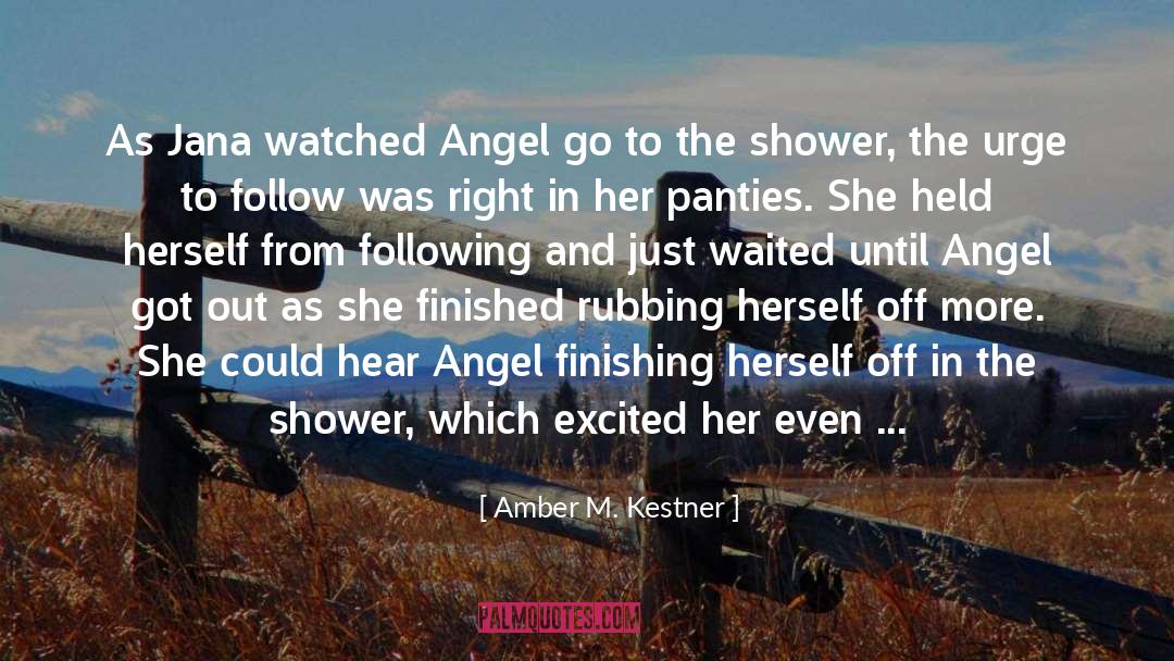 Blushed quotes by Amber M. Kestner