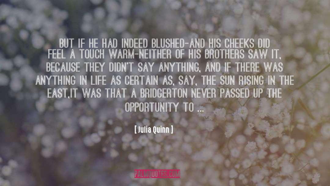 Blushed quotes by Julia Quinn