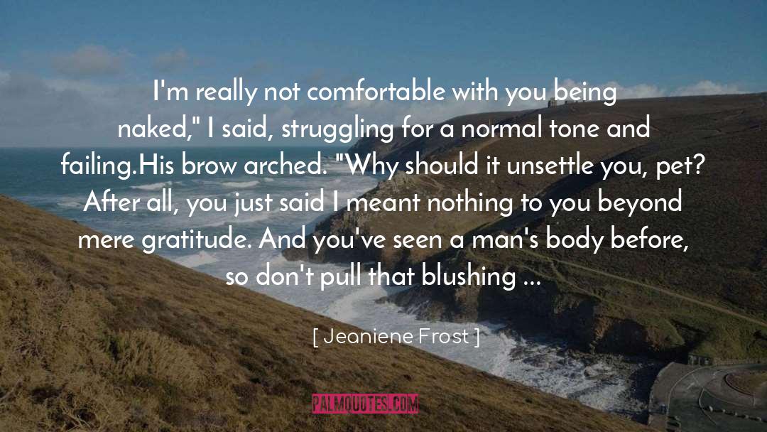 Blushing quotes by Jeaniene Frost