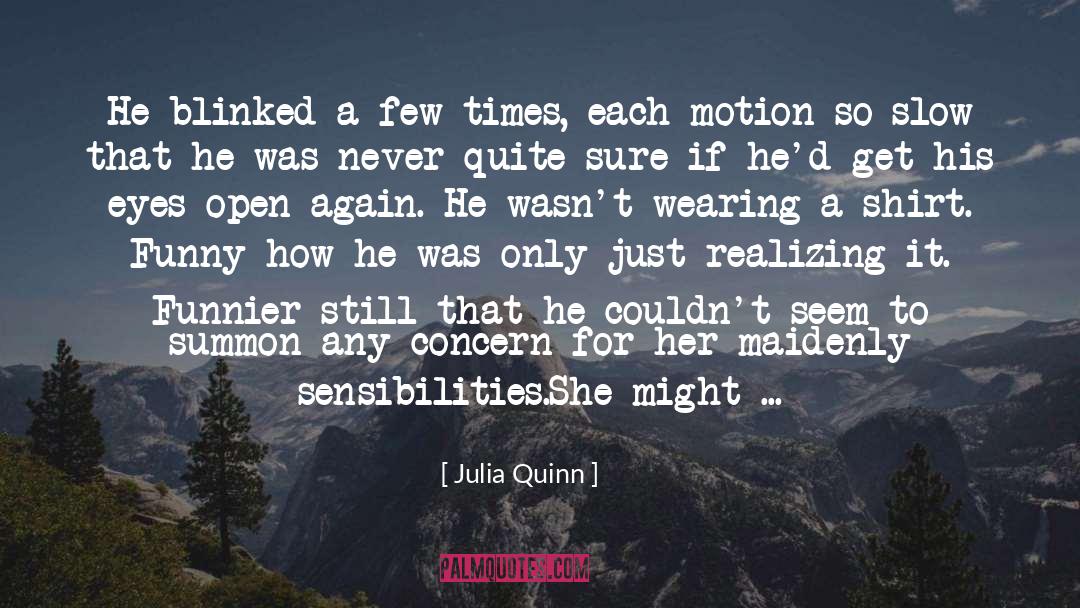Blushing quotes by Julia Quinn