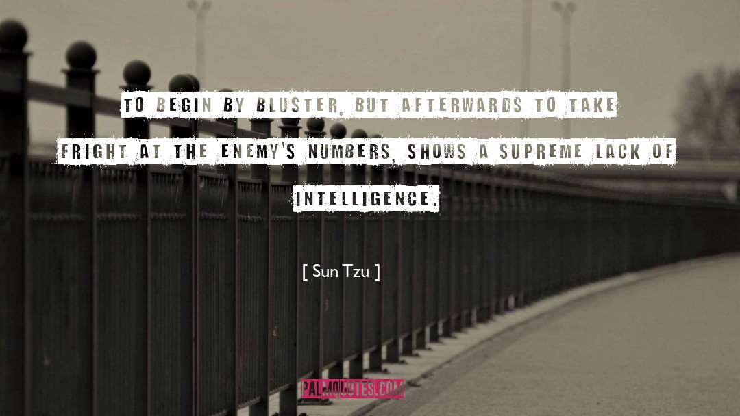 Bluster quotes by Sun Tzu