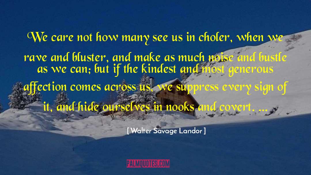 Bluster quotes by Walter Savage Landor